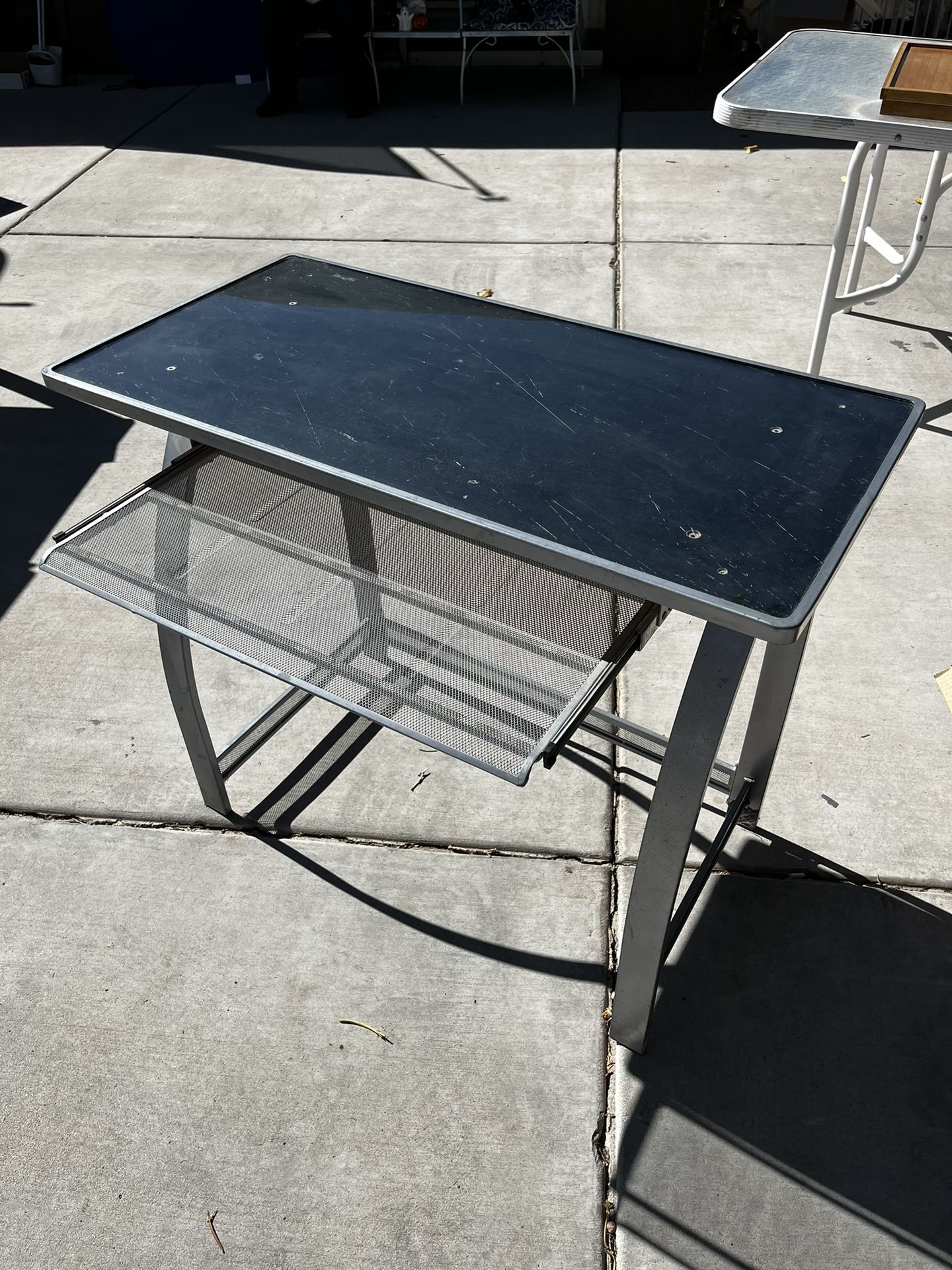 Tempered Glass Computer Desk