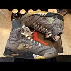 Off White Air Jordan 5 Muslin Size 9 