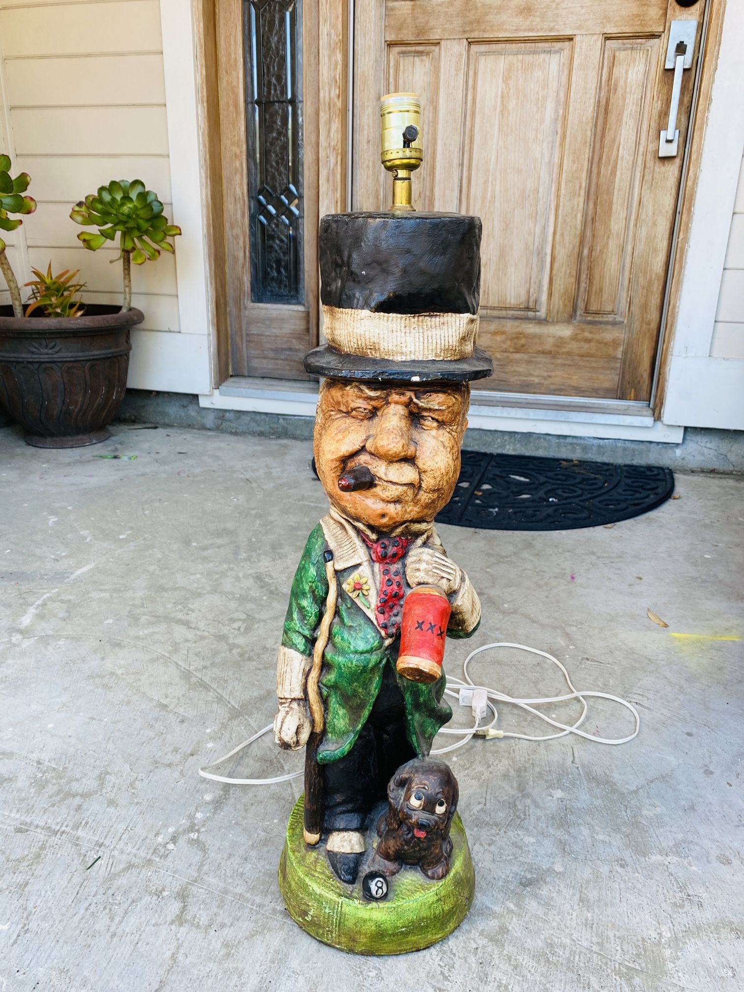 Large Vintage 1955 Working Table Lamp