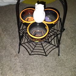 Halloween Cupcakes Stand And Candy Dish Pickup Only Cash 