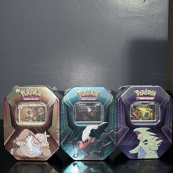 Pokemon Triple Whammy Tins