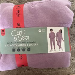 Charlie & Scout Youth Hoodie & Jogger Set 10/12 Purple