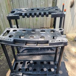 (2) 2-TIER GARDEN TOOL ORGANIZERS