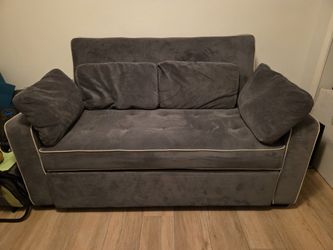 Serta Monroe 72.6" Queen Square Arm Tufted Back Convertible Sleeper Sofa with Cushions