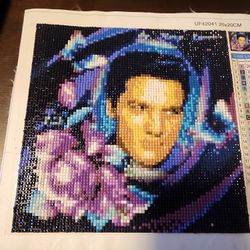 Elvis presley diamond painting