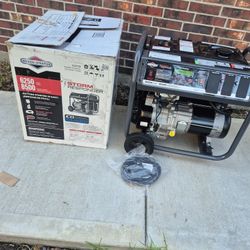 Brigg Stratton 8500 Starting 6,250-Watt Gasoline Powered Recoil Start Portable Generator with OHV Engine