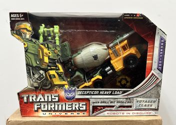 TRANSFORMERS UNIVERSE ROBOTS IN DISGUISE DECEPTICON HEAVY LOAD