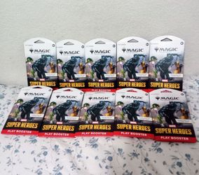 Magic Marvel Superheroes Booster Pack Lot $50