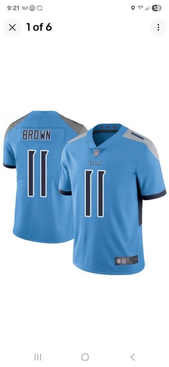 Nike Tennessee Titans Men's Game Jersey - AJ Brown