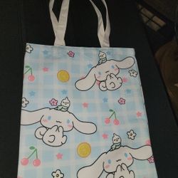 Sanrio Cinnamon Roll Tote Bag Purse Double Sided Brand New