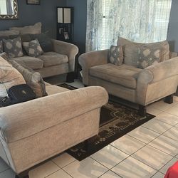 3 Family size couches
