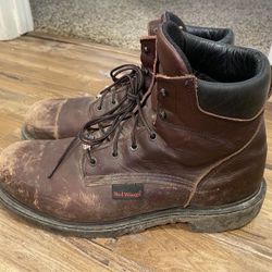 Red Wing Steel Toe Boots Size 12 