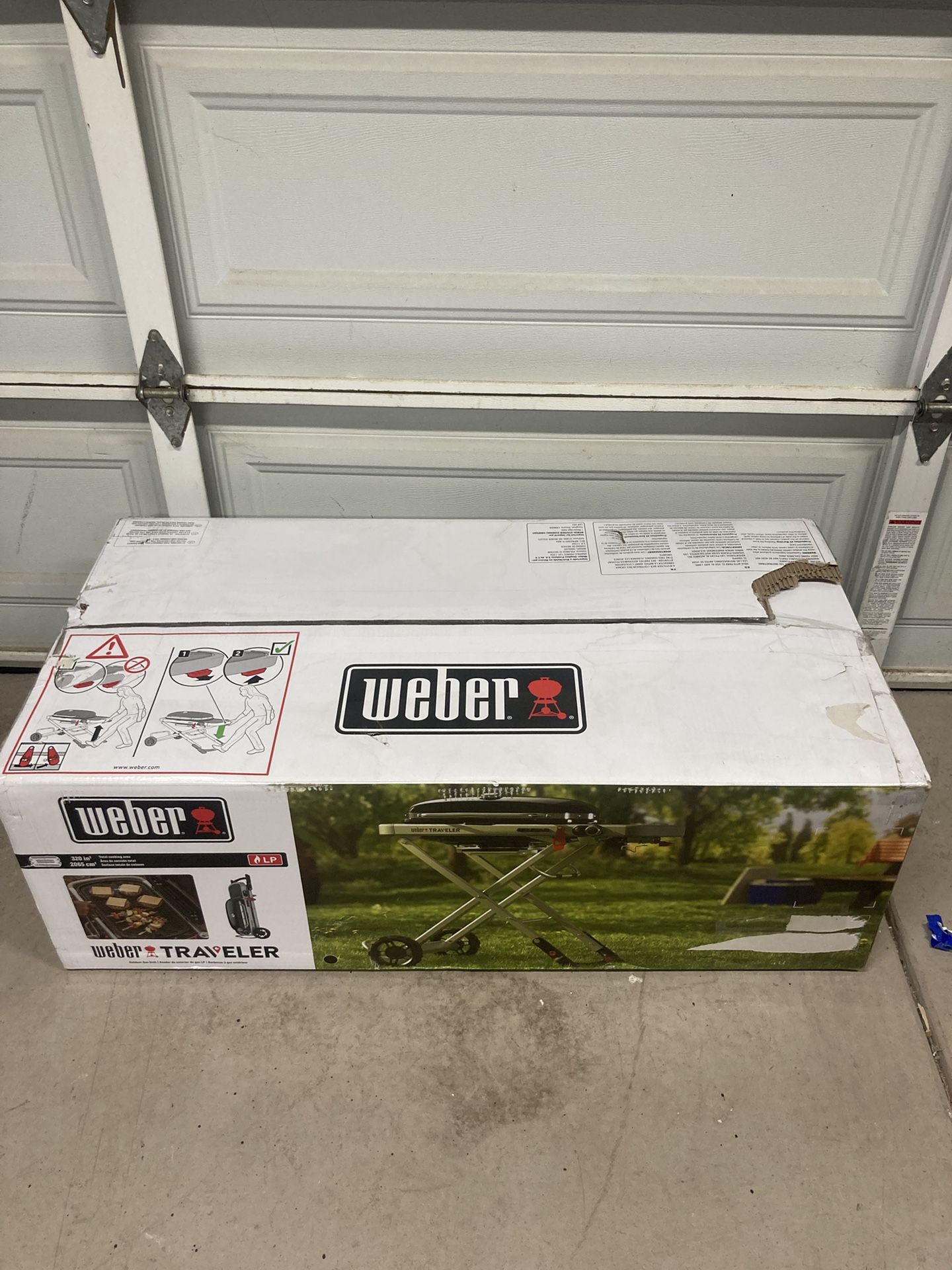 New Weber Traveler Portable Propane Grill