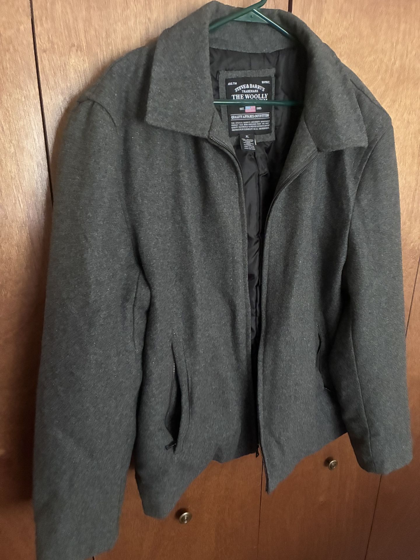 Men’s XL The Woolly Mammoth Pea Coat
