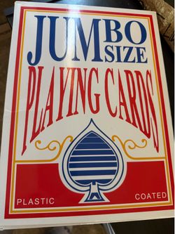 Jumbo playing cards