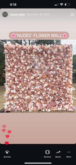 Flower wall