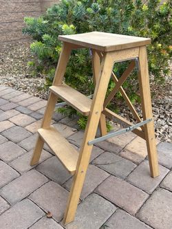 IKEA BEKVAM solid wood step stool