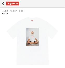 Supreme Rick Rubin Photo tee Sz L white for Sale in Las Vegas, NV