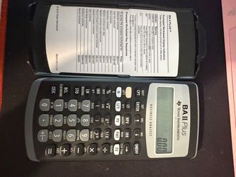 Texas Instruments BA II Plus Financial Calculator