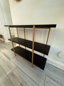 Bookshelf/ entertainment center, matching bench