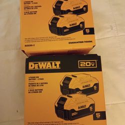 Dewalt 20v Battery  5 AH