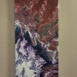 Acrylic Fluid Art Painting