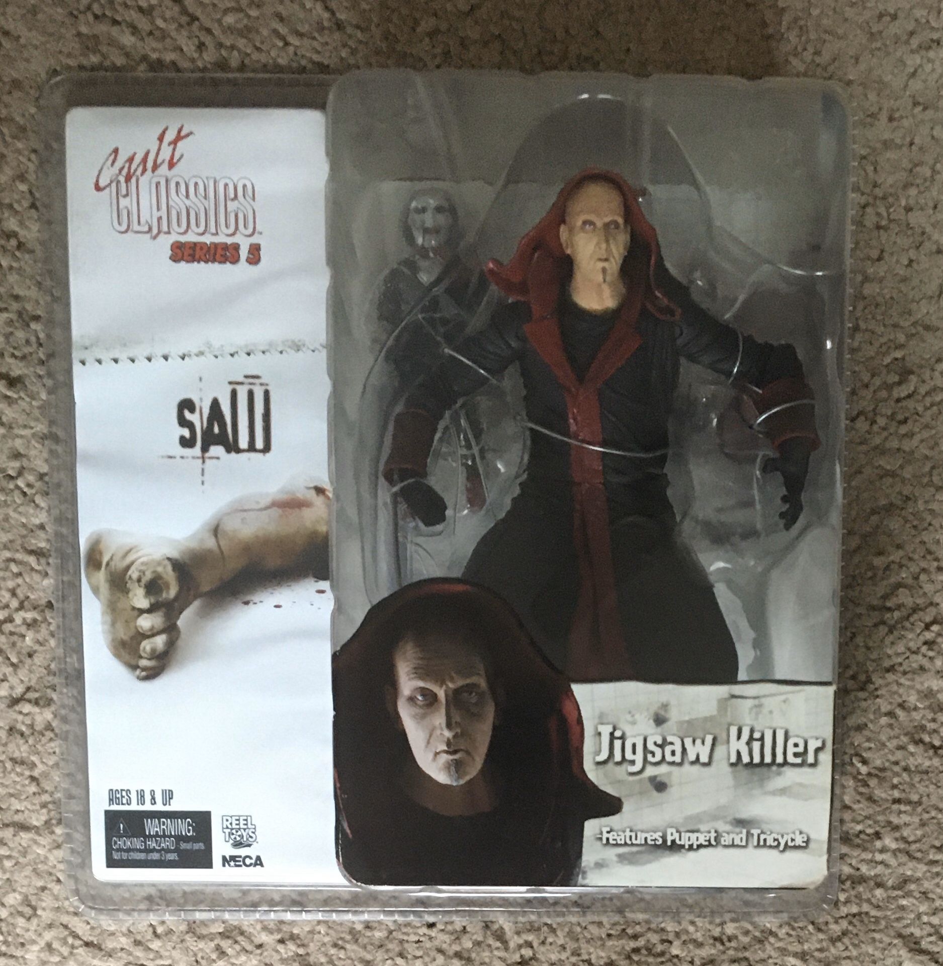 NECA Cult Classics Saw 1 Jigsaw Figure