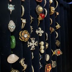 Ring Box With Fashion Rings