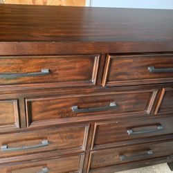 Wooden Dresser (has an Attachable Mirror)