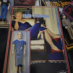 BILL CLINTON CUSTOM FIGURE TOY HORROR 3 INCH LIMITED RARE