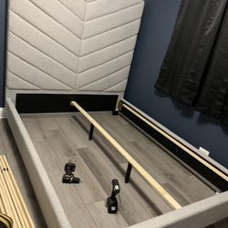 Queen Bed Frame Including Mattress Dresser And Mirror 