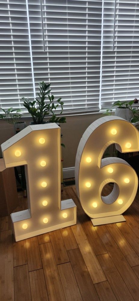 3 Feet Tall Number 16 For Party