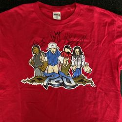 Signed POD tshirt Autographed At Inside Out Soul Festival In New York