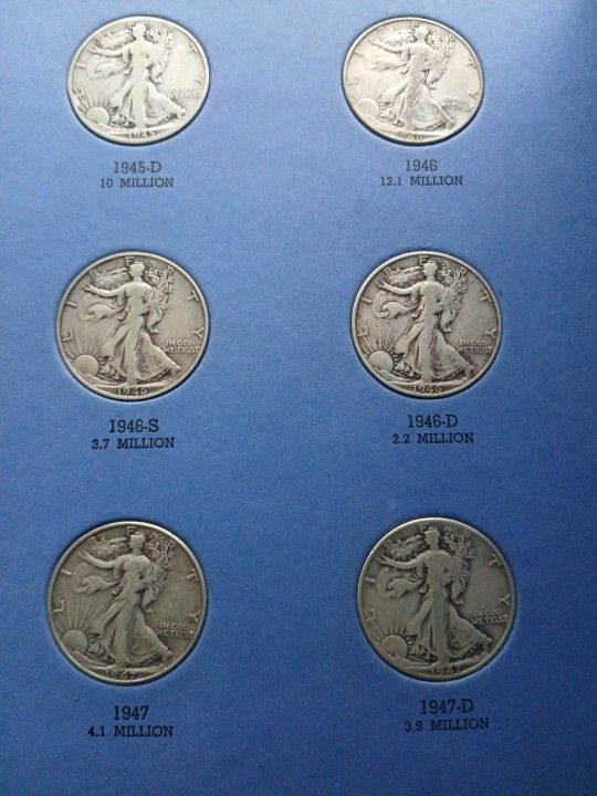 28 Walking Liberty Halves