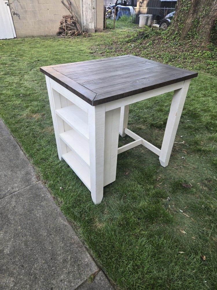 Table With Shelves (Excellent Condition)