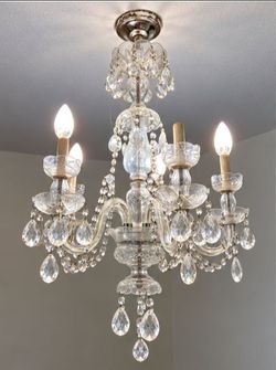 Crystal Chandelier 4-Light Candelabra Style