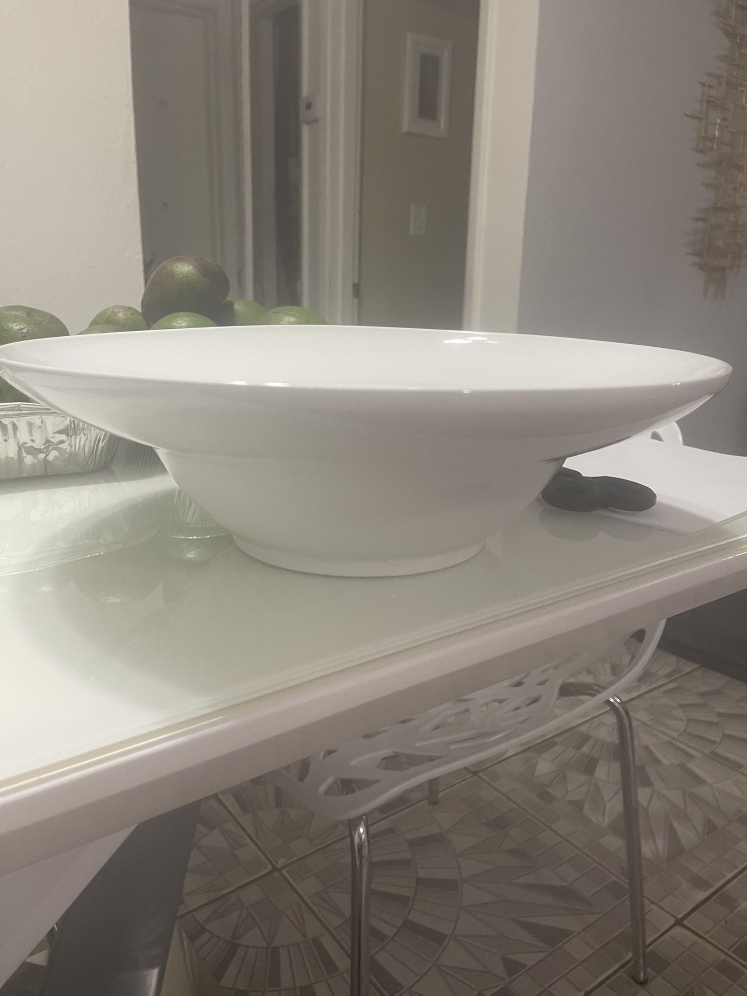 Deep Serving Plate 17”x 5”