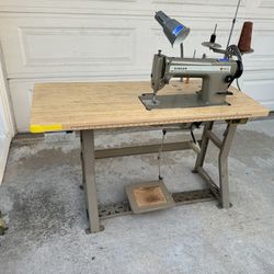 Industrial Sewing Matching and Table