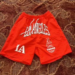 LA Red Streetwear Basketball shorts, fits women’s medium
