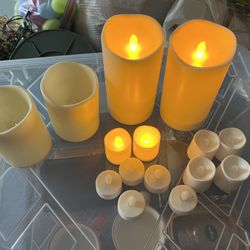 Candles, battery operated
