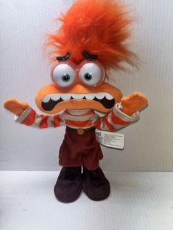 Disney Pixar Inside Out 2 Anxiety Plush 13 Inch Shaking Feature Toy