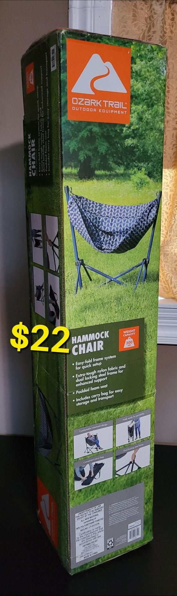 Ozark trail librarian padded hammock
