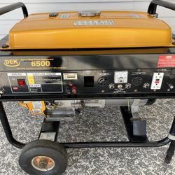 6500 Watt Commercial Generator 