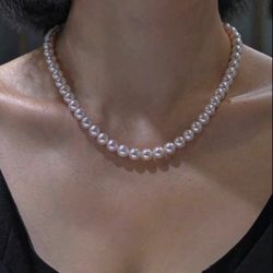 Adjustable Pearl Necklace 