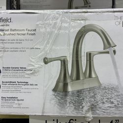 Kohler Lilyfield is a 4-inch centerset bathroom faucet