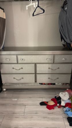 silver dresser