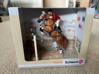 Schleich #42026 Horse Show Jumping Set