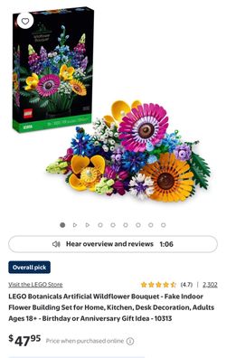 New Lego flower bouquet