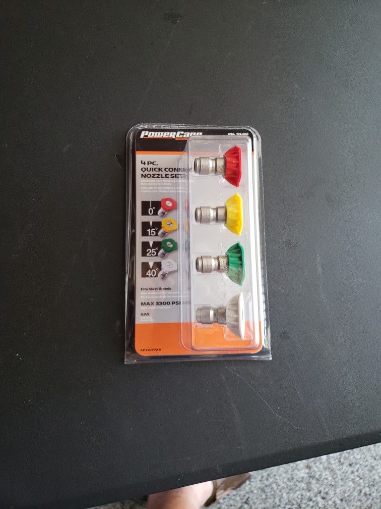 4 Pc Quick Connect Nozzle Set.