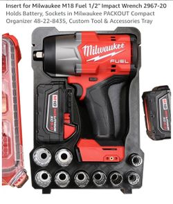 PACKOUT Insert for M18 1/2" Fuel Impact Wrench